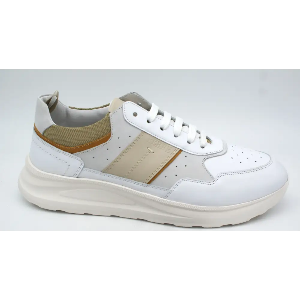 238-25305 White/beige - MEN SNEAKERS - MEN SHOES • ss25