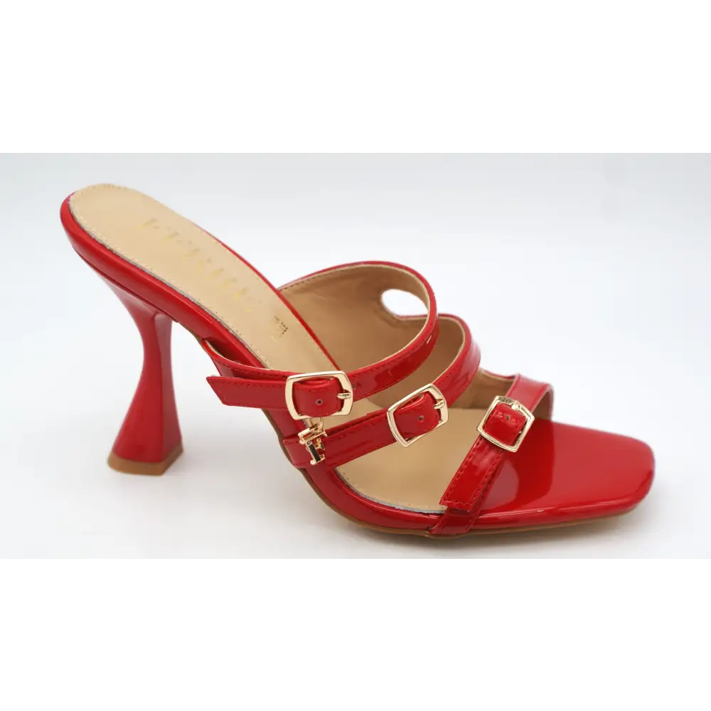 238-25367 Red - SLIDES - ss25 • WOMEN SHOES