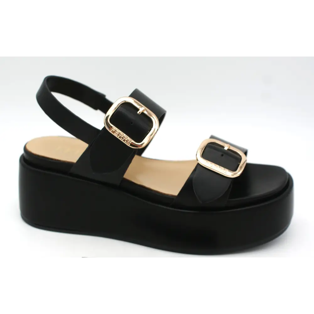 238-25370 Black - HEEL SANDALS - ss25 • WOMEN SHOES