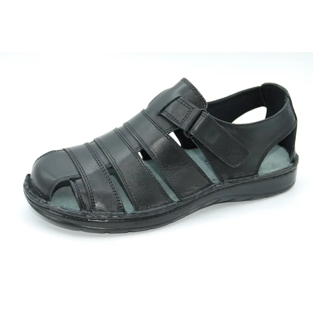 2614 Black - MEN SANDALS - COMFORT • MEN SHOES • ss25