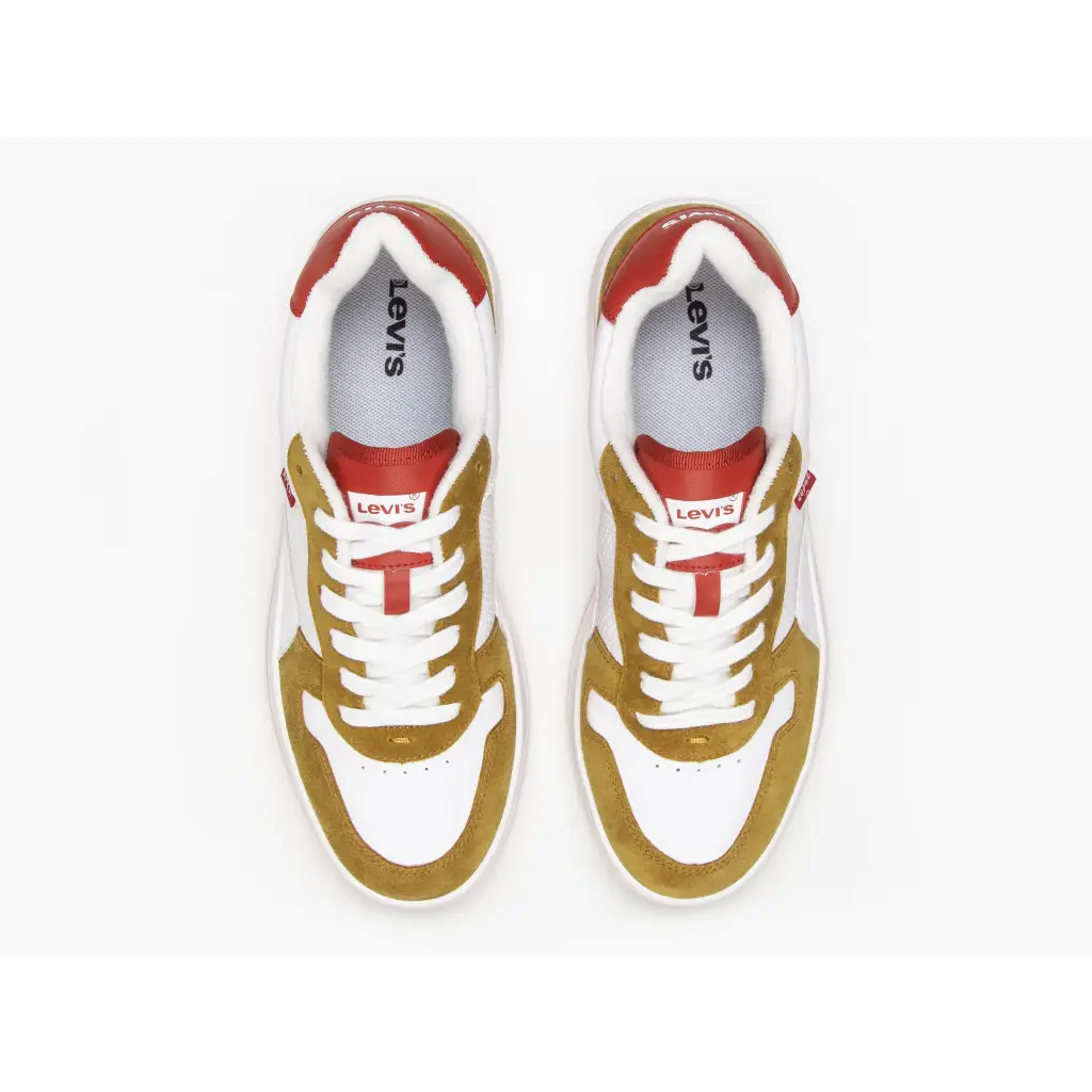 270-23510 White-camel - MEN SNEAKERS - AW23/24 • MEN SHOES