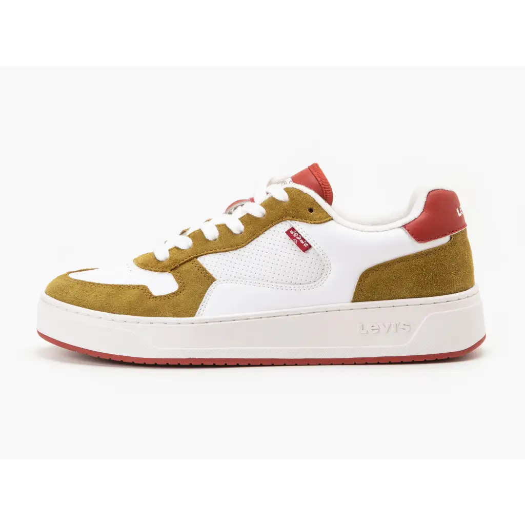 270-23510 White-camel - MEN SNEAKERS - AW23/24 • MEN SHOES