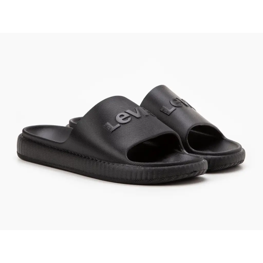 270 - 24042 Black - MEN BEACH SANDALS SHOES • SS24