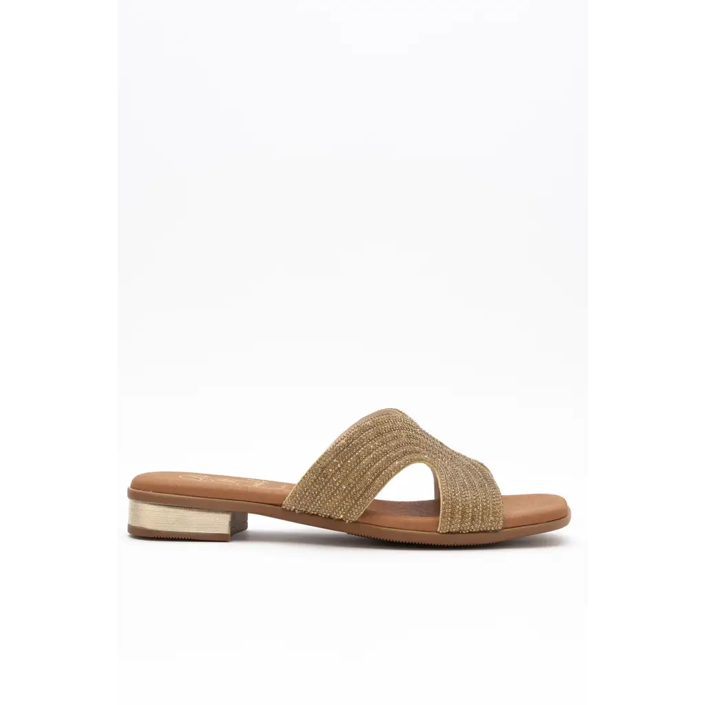 5341 Gold - SLIDES SS24 • WOMEN SHOES
