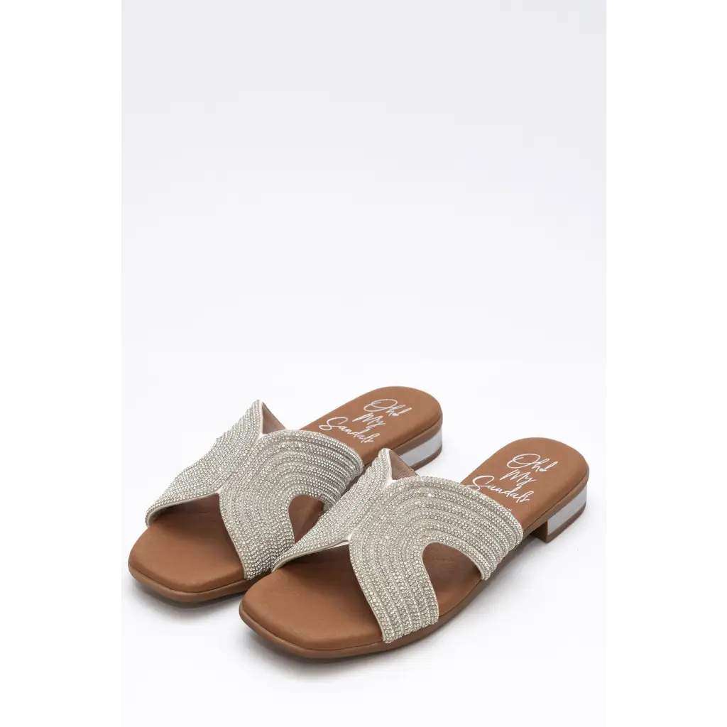 5341 Silver - SLIDES SS24 • WOMEN SHOES