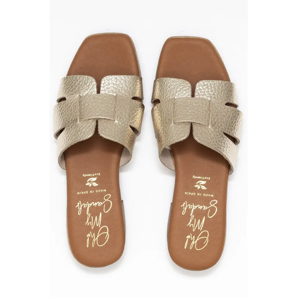 5343 Champagne - SLIDES SS24 • WOMEN SHOES
