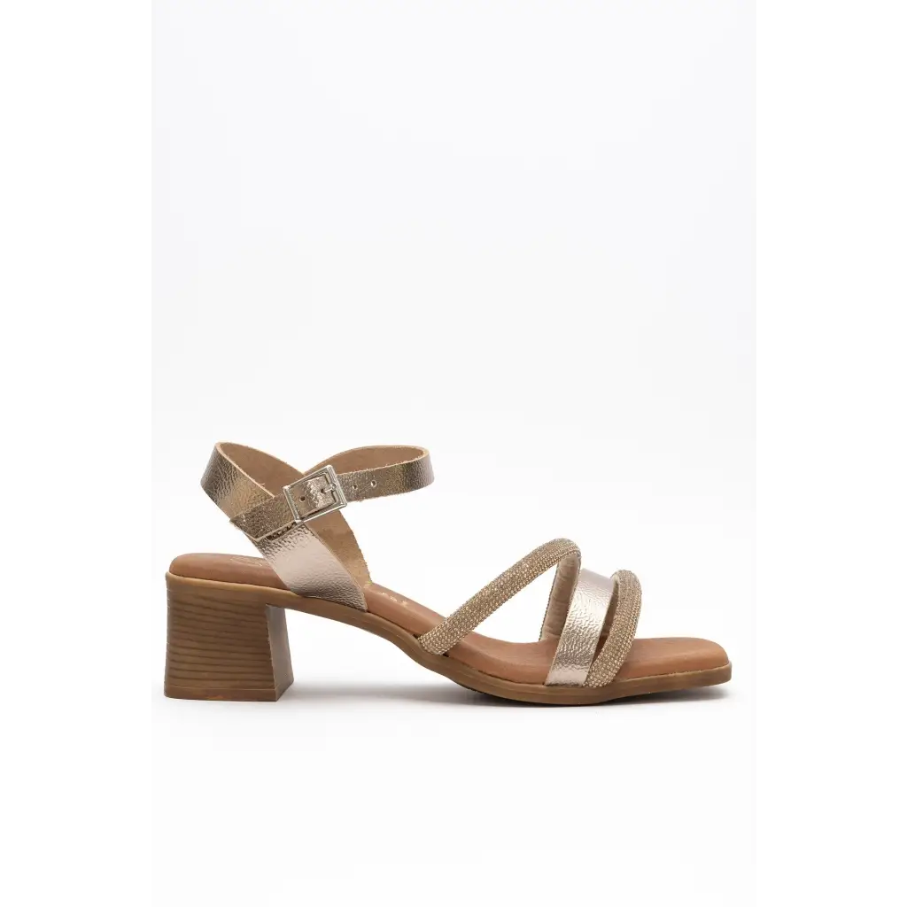 5355 Gold - HEEL SANDALS SS24 • WOMEN SHOES