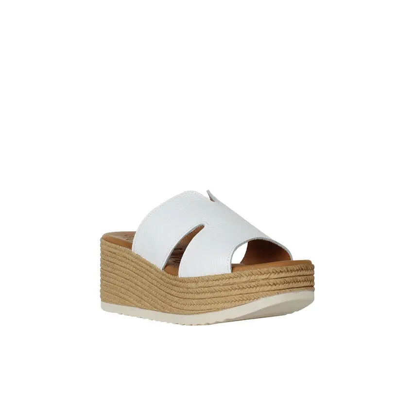 5444 White - SLIDES SS24 • WOMEN SHOES