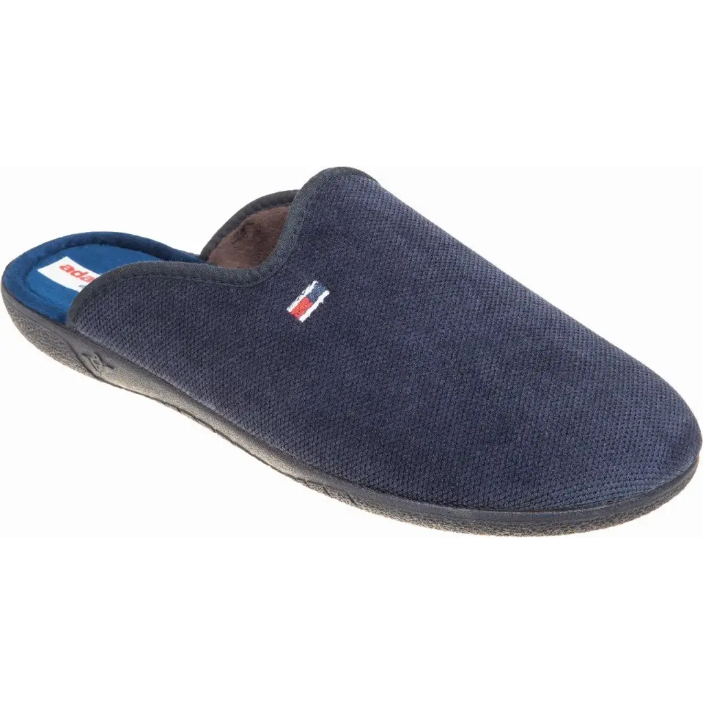 624-23505 Blue - MEN SLIPPERS - AW23/24 • MEN SHOES