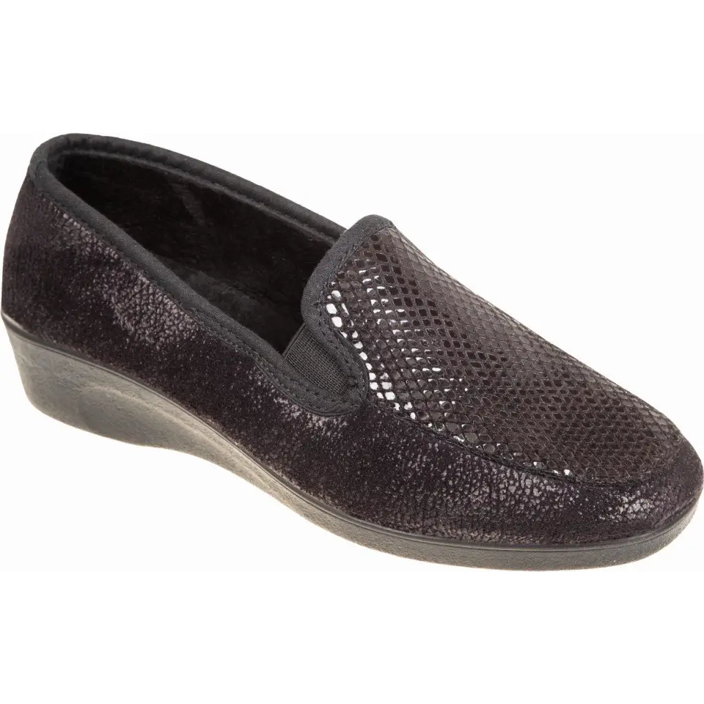 773-23518 Black - LOAFERS - AW23/24 • COMFORT • WOMEN SHOES