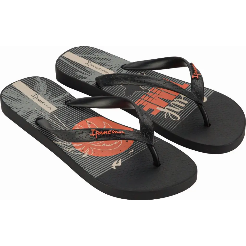 780 - 24306 Black - MEN BEACH SANDALS - MEN SHOES • SS24