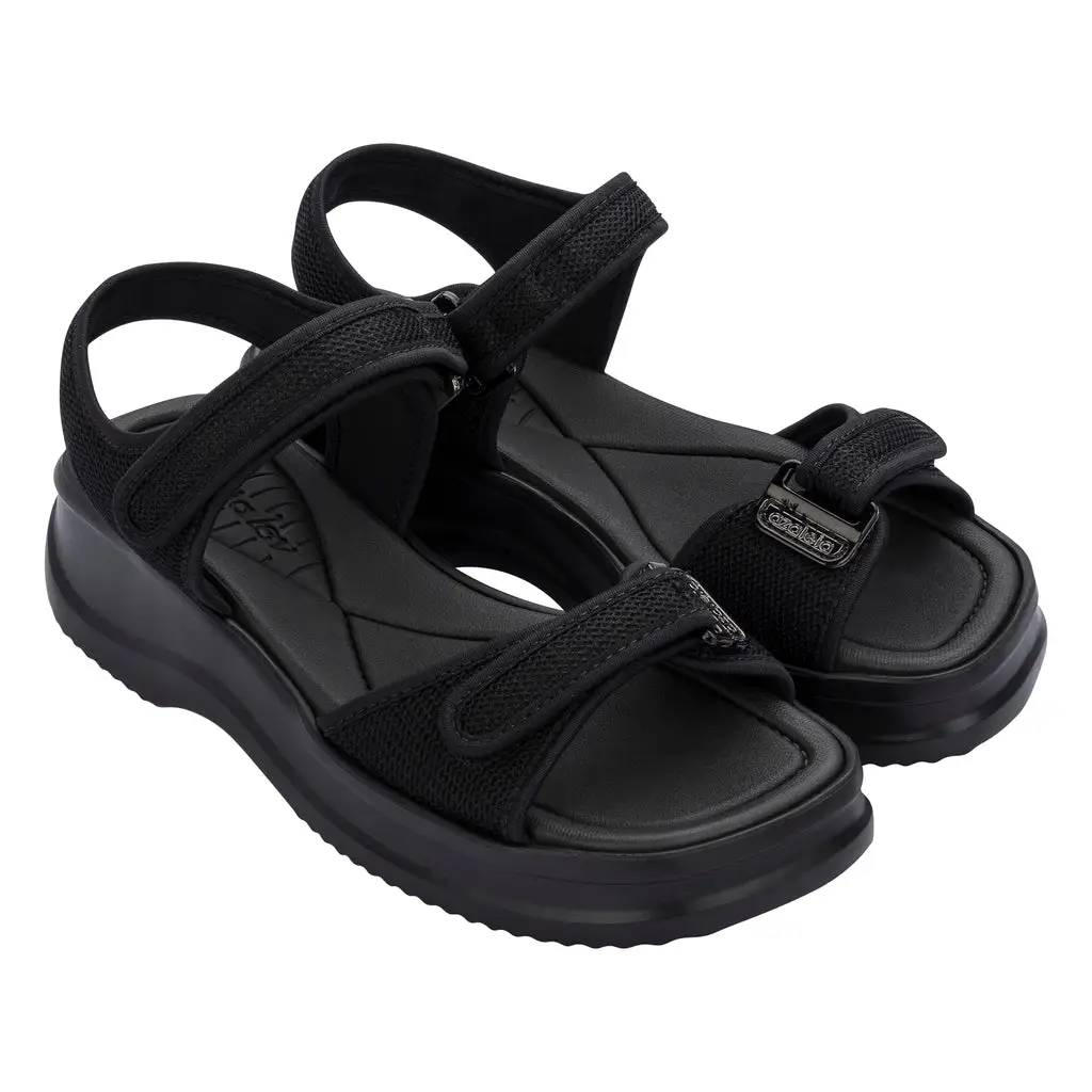 781-23003 Black - BEACH SANDALS - SS23 • WOMEN SHOES