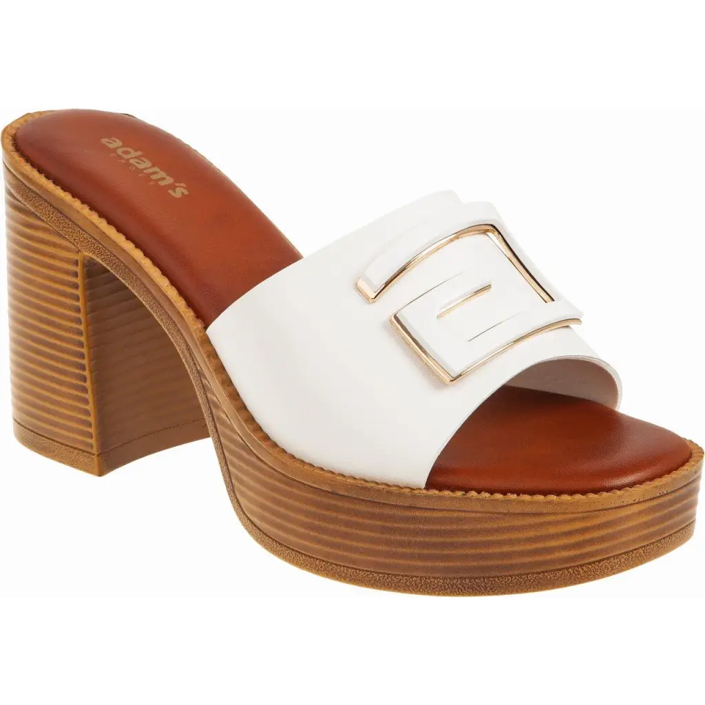 829 - 24018 White - SLIDES - SS24 • WOMEN SHOES
