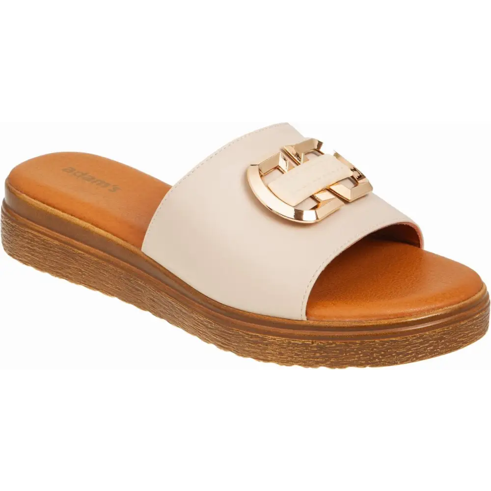 829-25018 Beige - SLIDES - ss25 • WOMEN SHOES