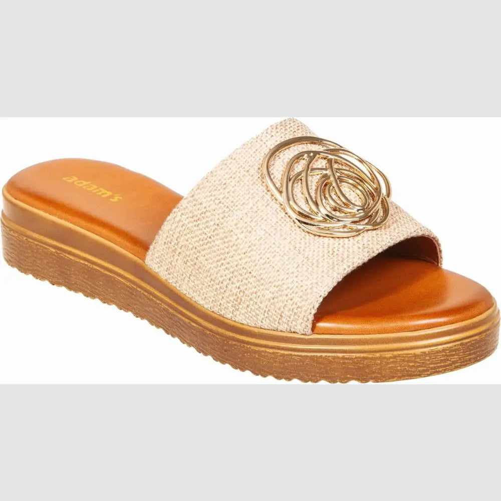 829-26047 Natural - SLIDES - SS26 • WOMEN SHOES