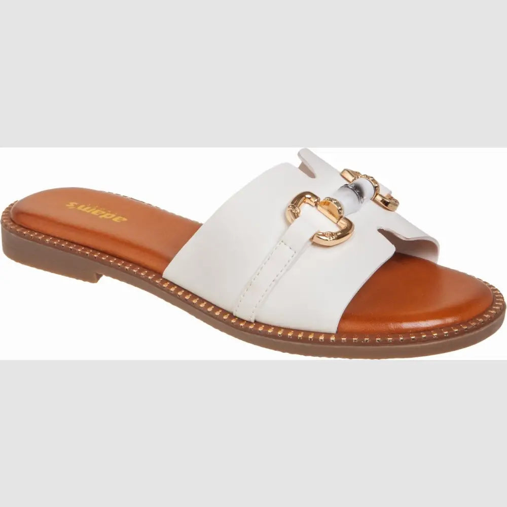 829-26076 White - SLIDES - SS26 • WOMEN SHOES