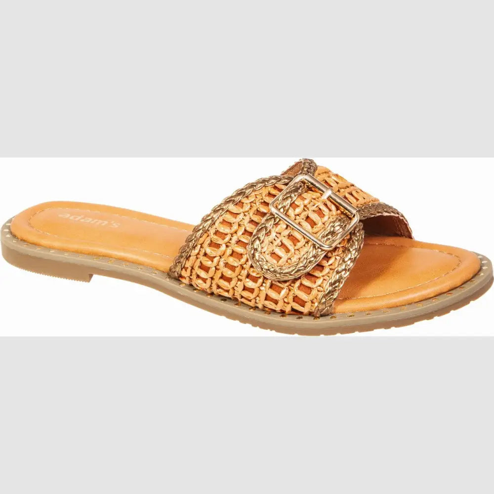 848-26025 Camel - SLIDES - SS26 • WOMEN SHOES