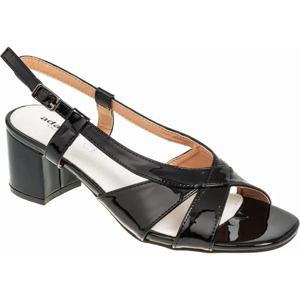 907-25010 Black - HEEL SANDALS - ss25 • WOMEN SHOES