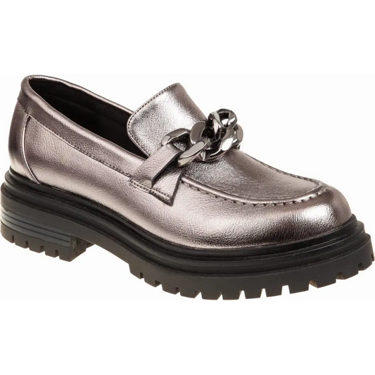 910-23508 Pewter - LOAFERS - AW23/24 • WOMEN SHOES