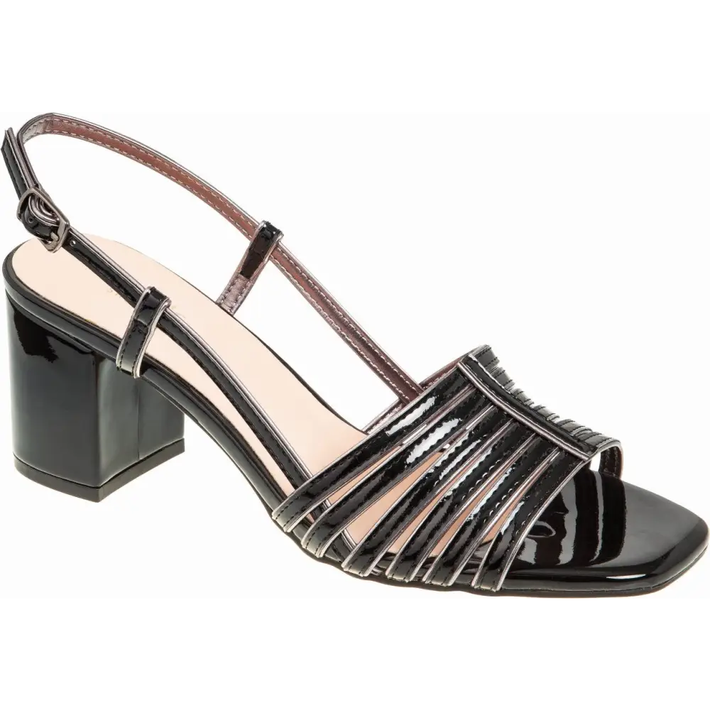 927-25020 Black - HEEL SANDALS - ss25 • WOMEN SHOES