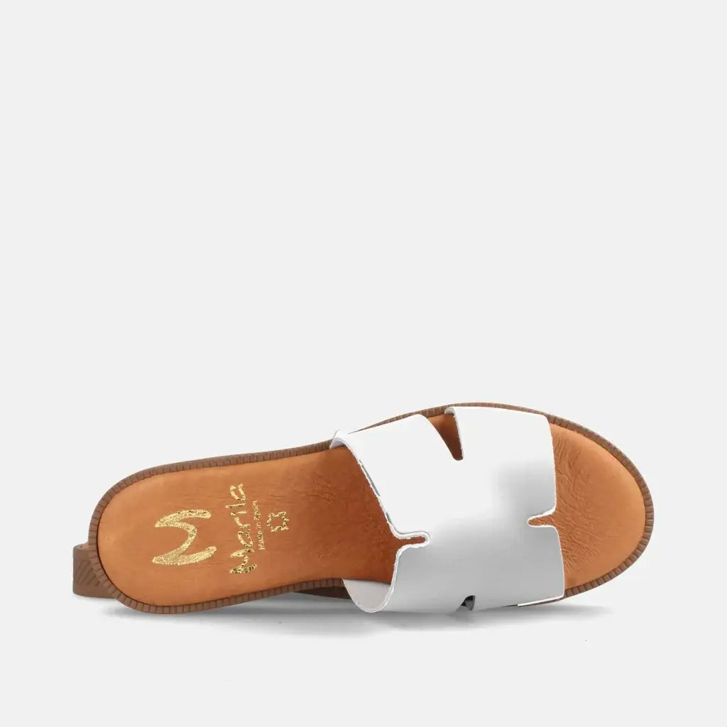 Ankara White - SLIDES - SS24 • WOMEN SHOES
