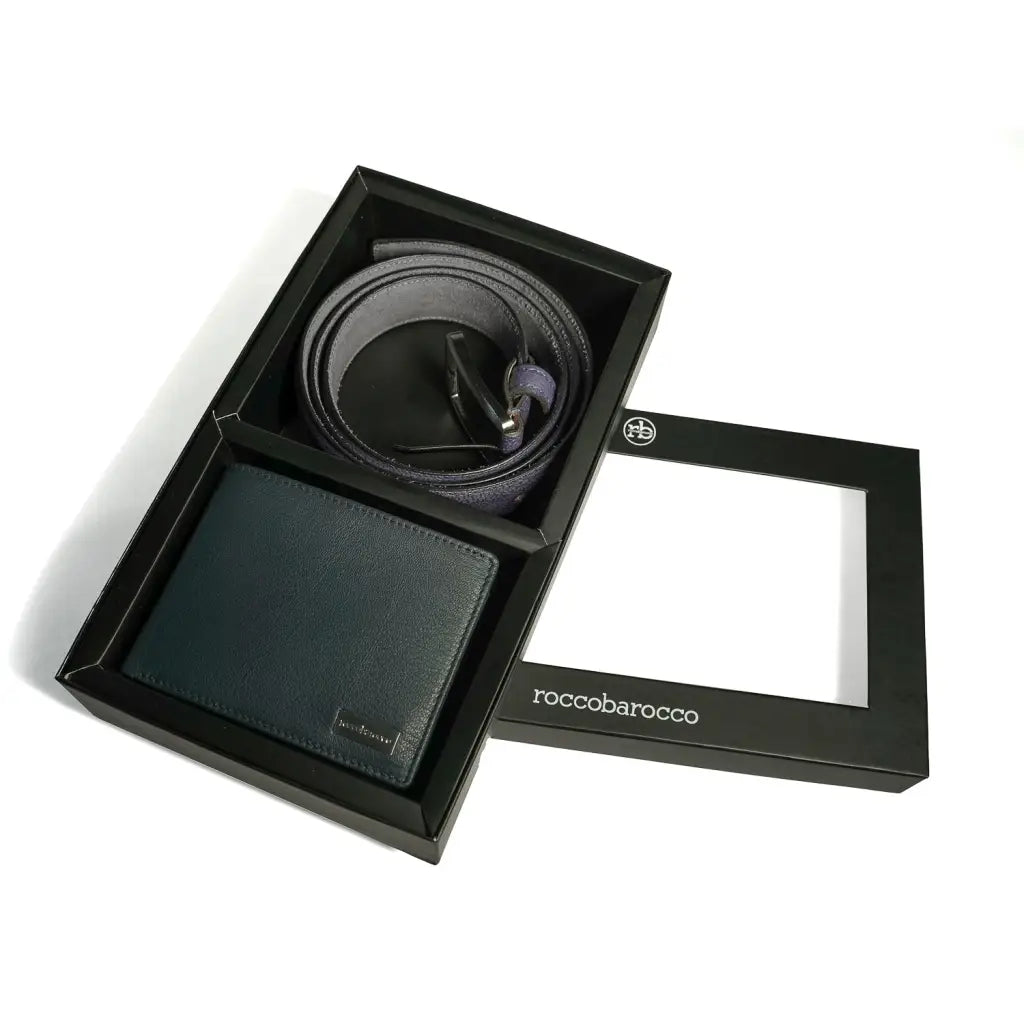 Rbrset02 Blue - MEN WALLETS - AW23/24 • MEN BELTS • MEN