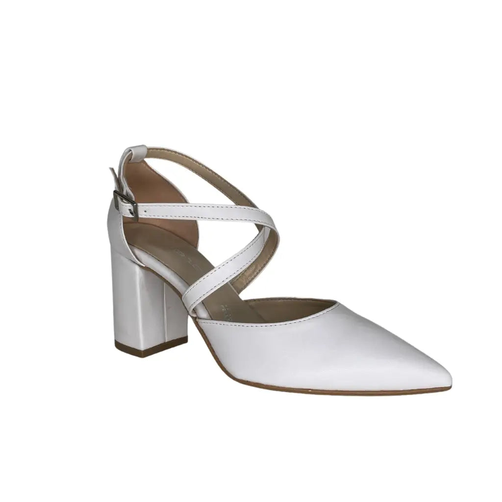 1015 WHITE - PUMPS
