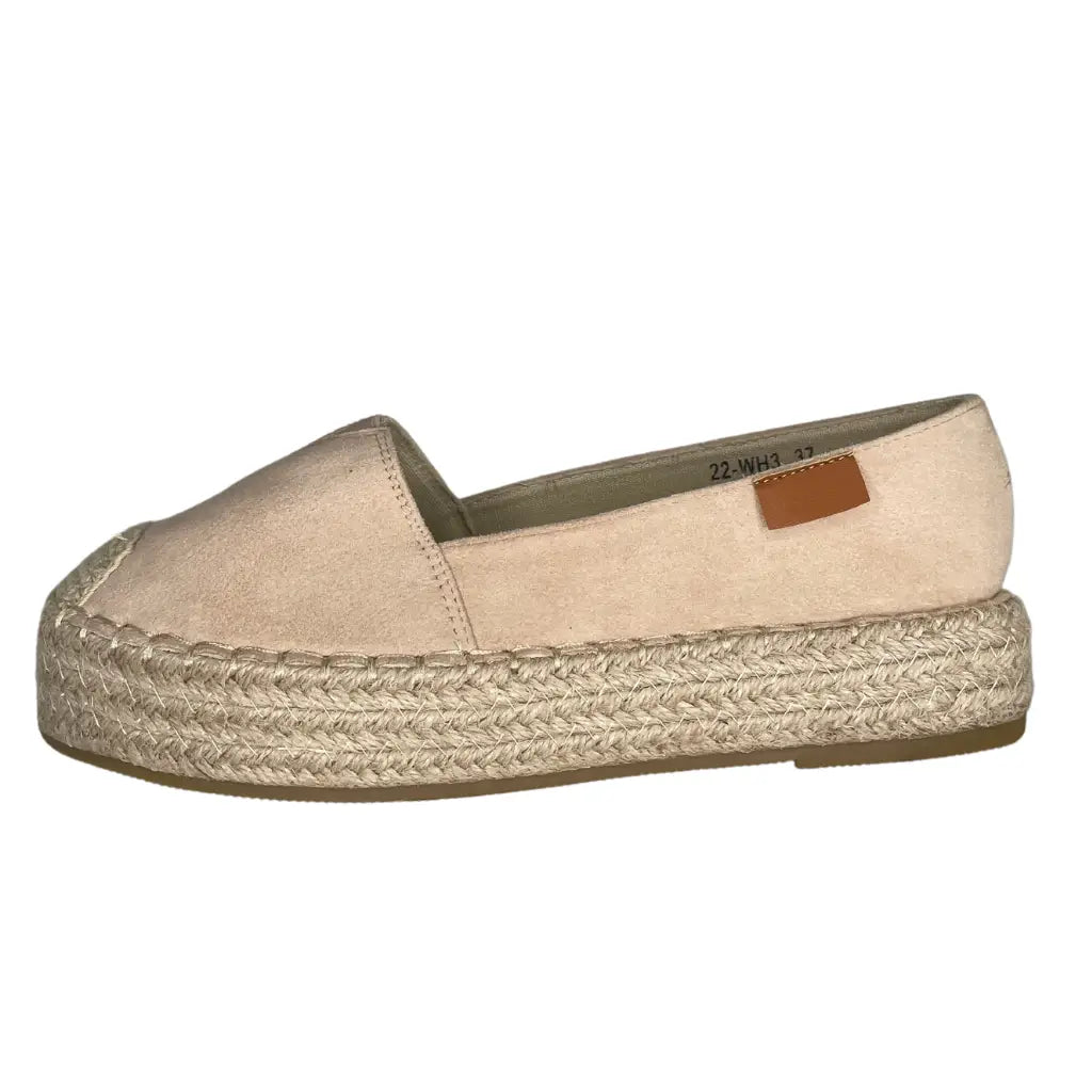 22-WH3 BEIGE - ESPADRILLES