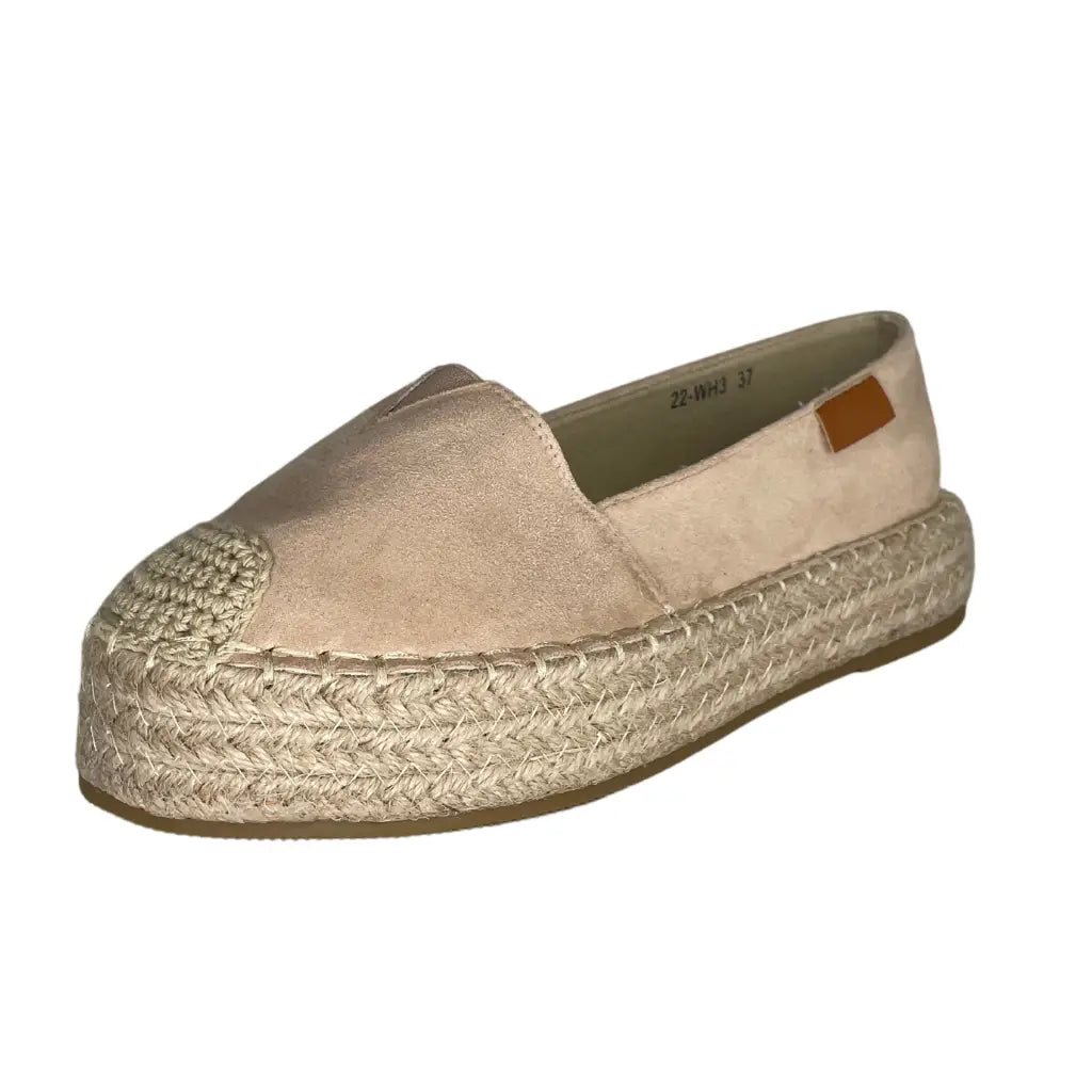 22-WH3 BEIGE - ESPADRILLES