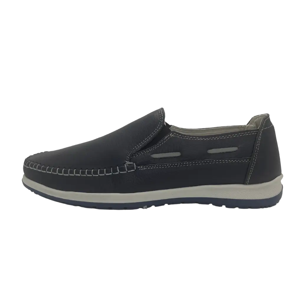 221 BLUE - MEN MOCASSINS