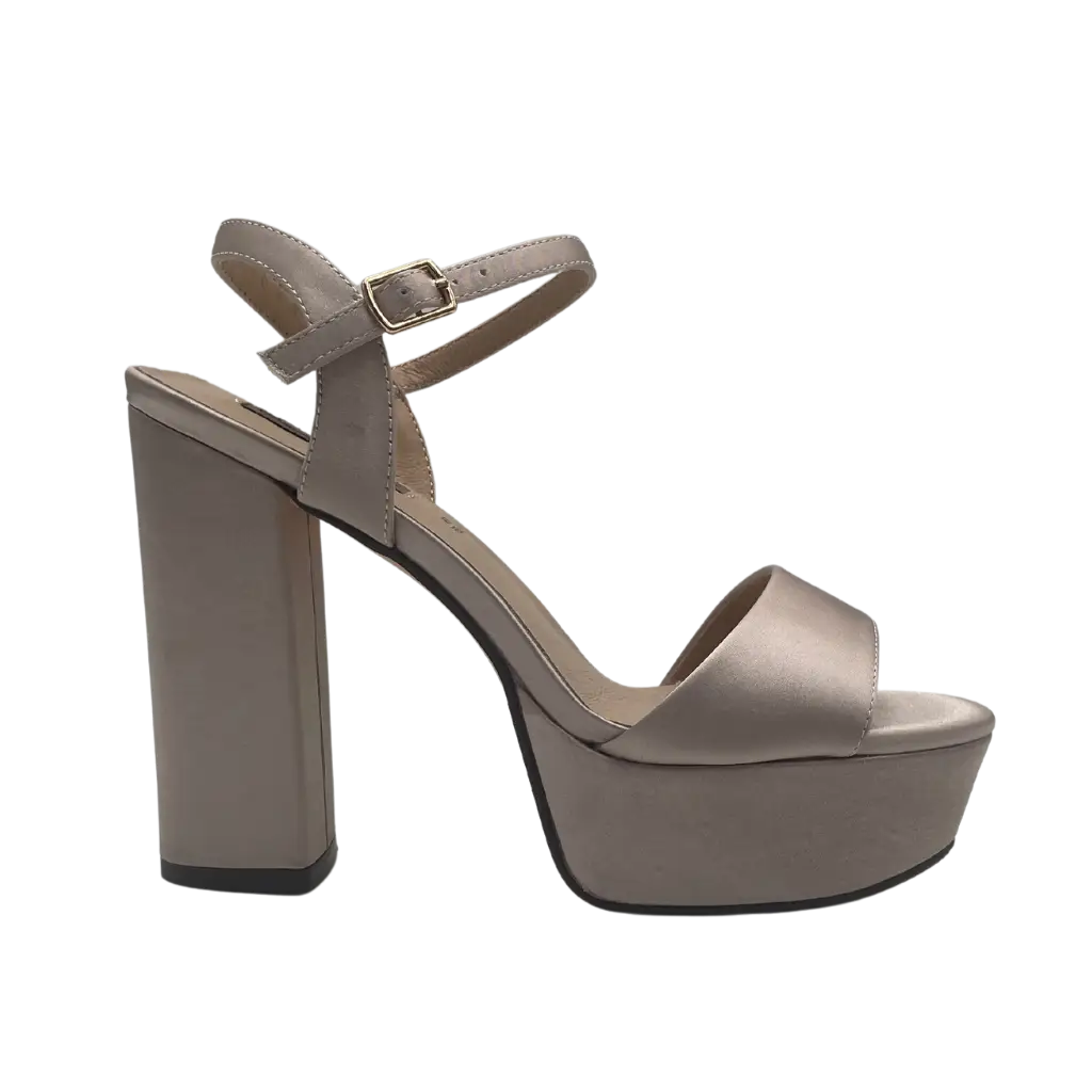 52813 CHAMPAGNE - HEEL SANDALS