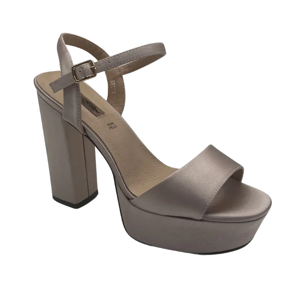 52813 CHAMPAGNE - HEEL SANDALS