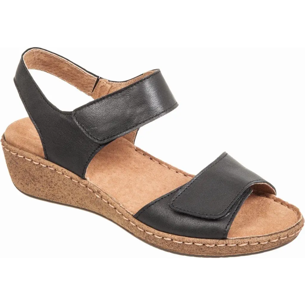 591-23015 BLACK - SANDALS