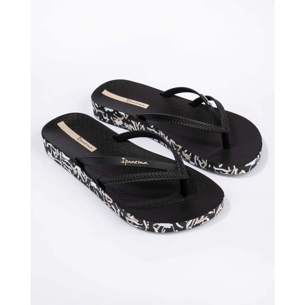 780-23349 Black - BEACH SANDALS - SS23 • WOMEN SHOES