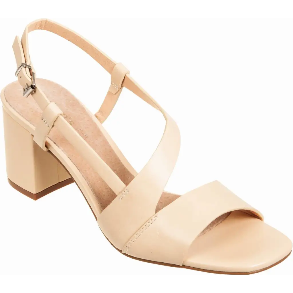 801-23008 BEIGE - HEEL SANDALS