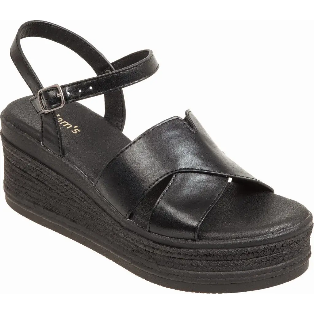 801-23031 BLACK - HEEL SANDALS