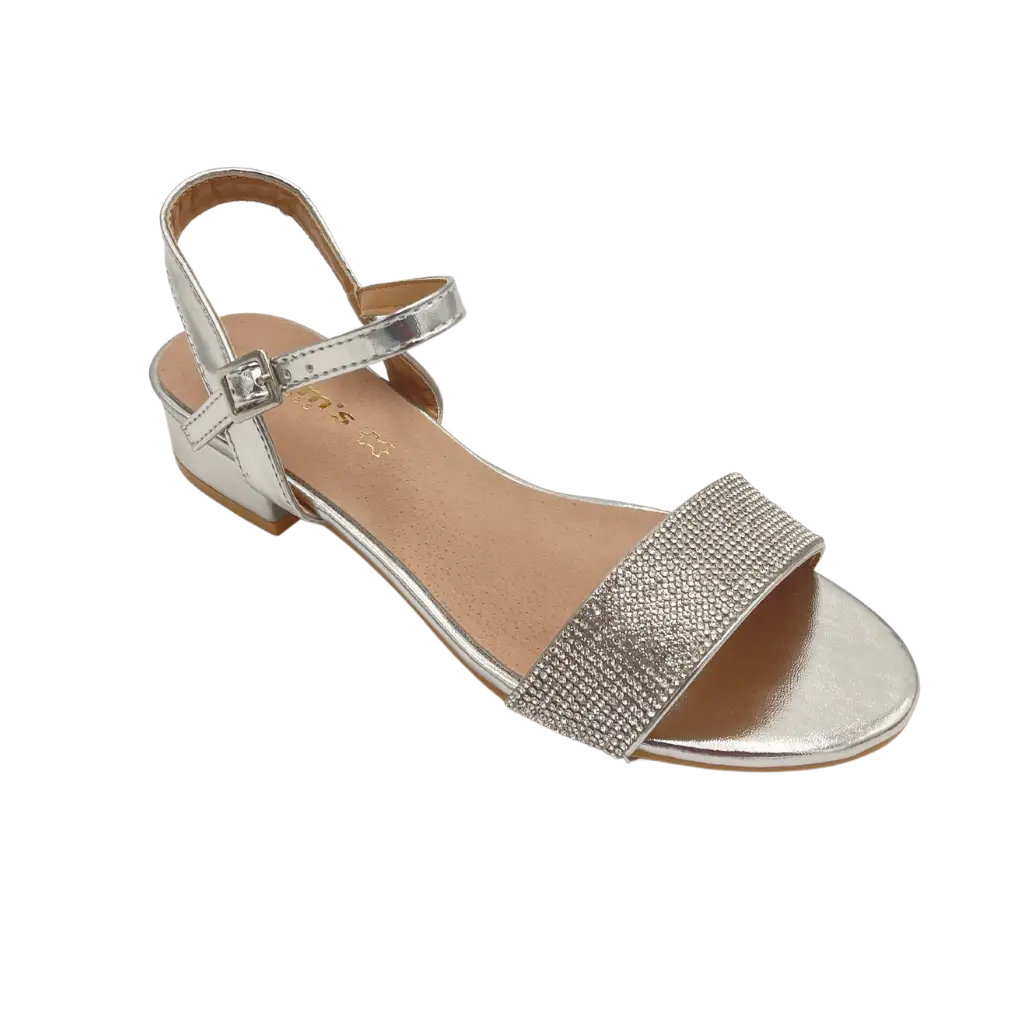 848-23031 SILVER - HEEL SANDALS