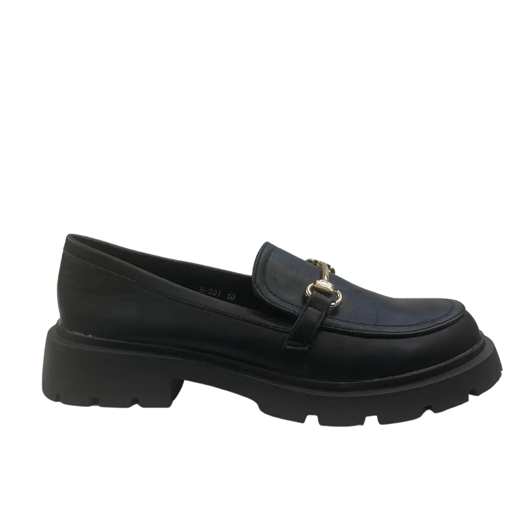 B-931 Black - MOCASSINS