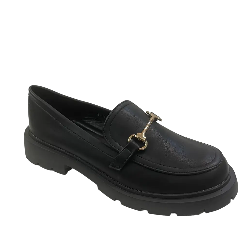 B-931 Black - MOCASSINS