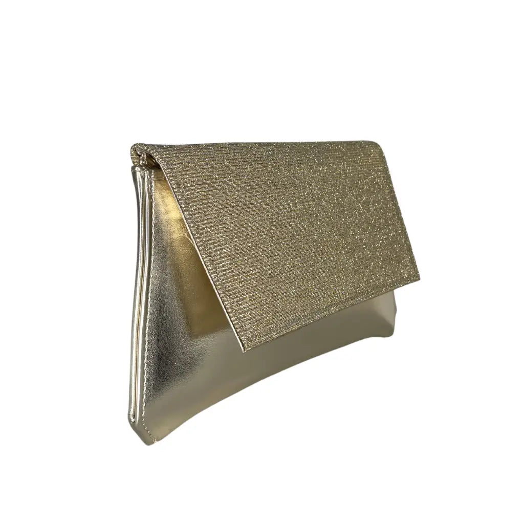 BAG GOLD GLITTER - CLUTCH BAGS