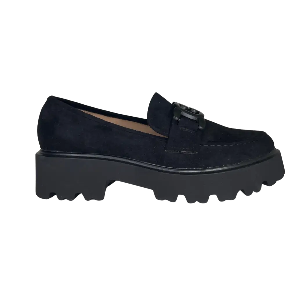 HB-213 BLACK - MOCASSINS