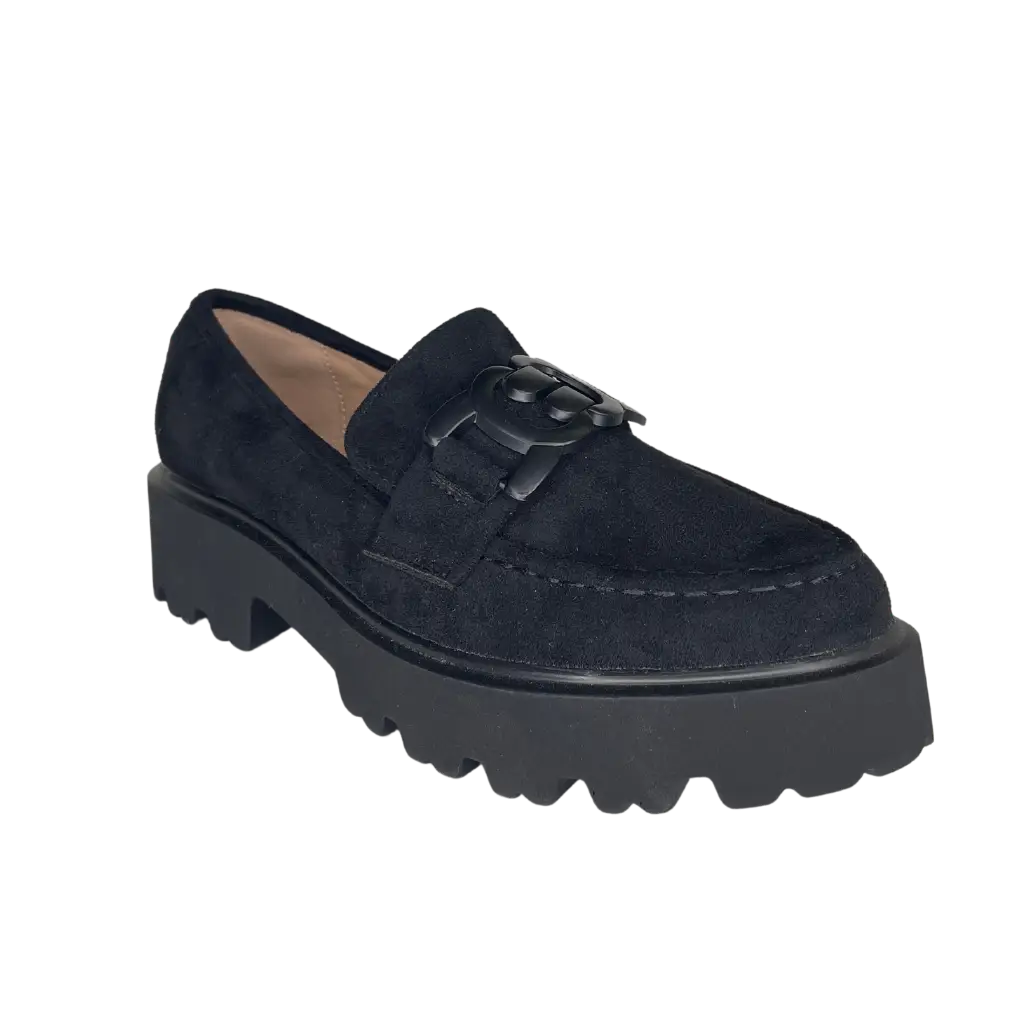 HB-213 BLACK - MOCASSINS