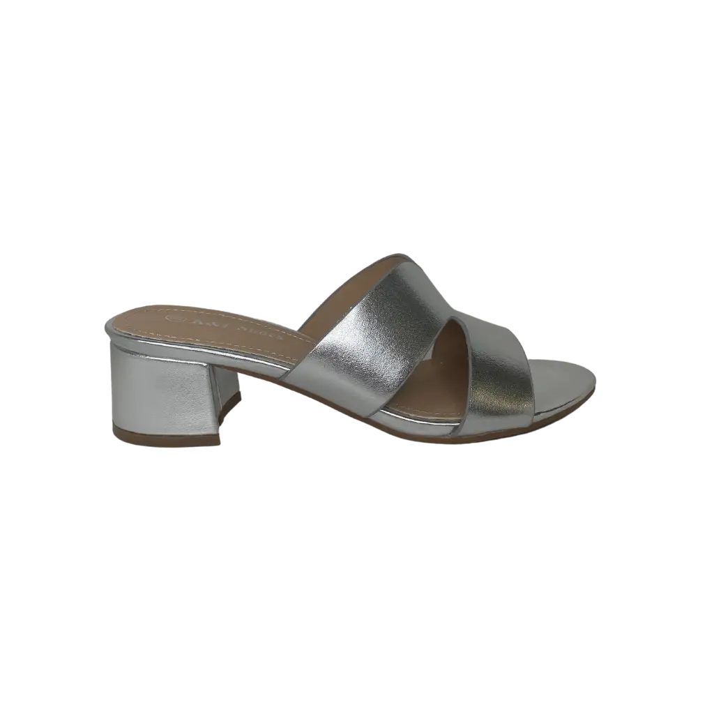 NAP-Y12 SILVER - HEEL SANDALS