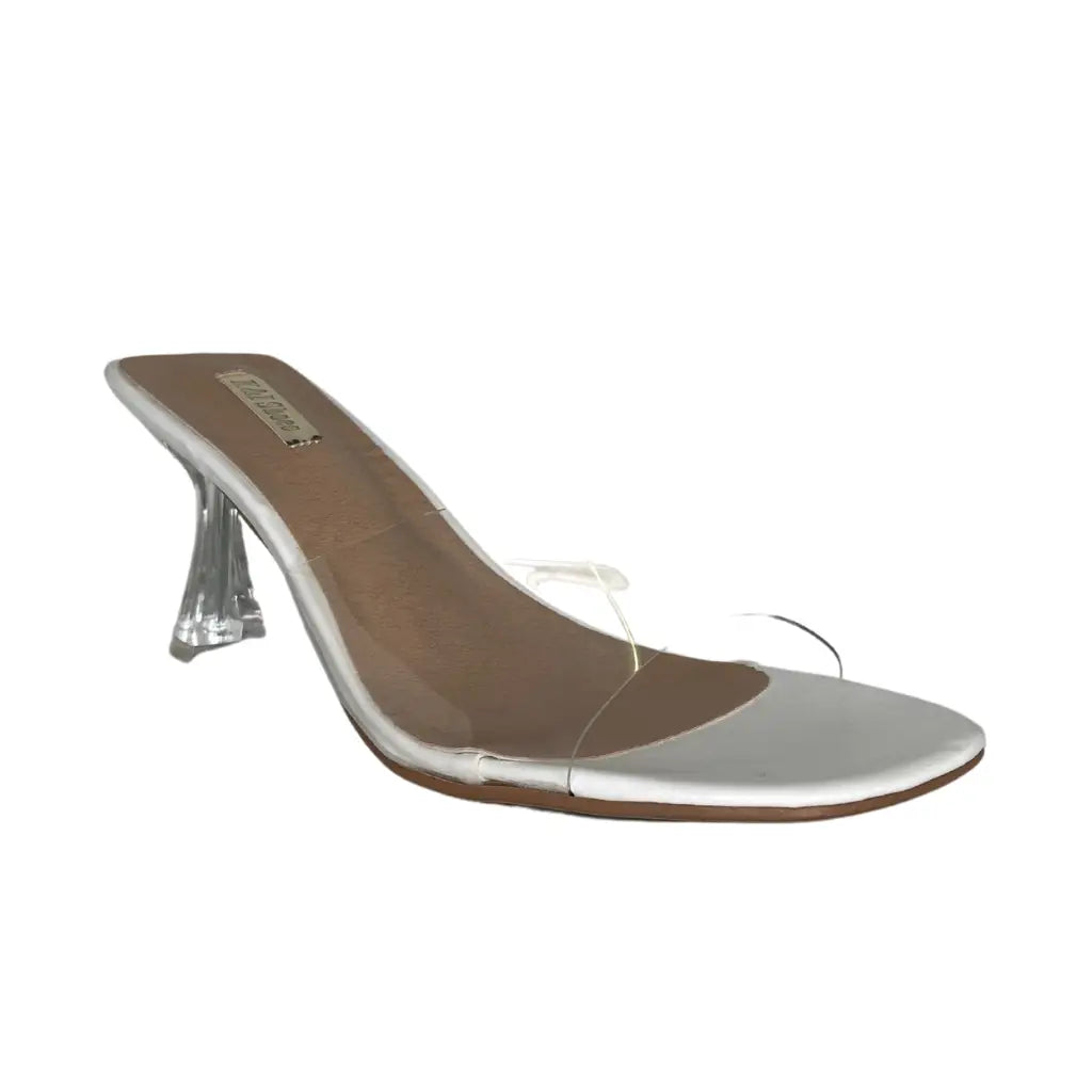 NAP-Z215 WHITE - HEEL SANDALS