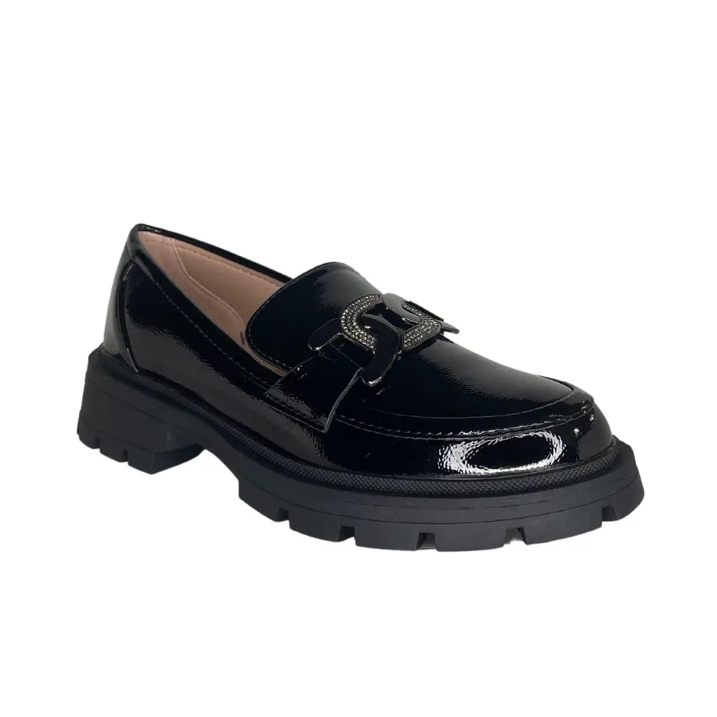W-212 BLACK - MOCASSINS