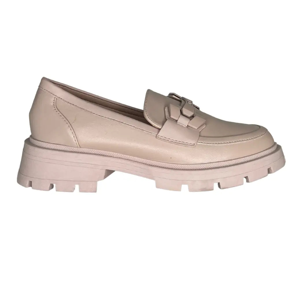 W-258 BEIGE - MOCASSINS