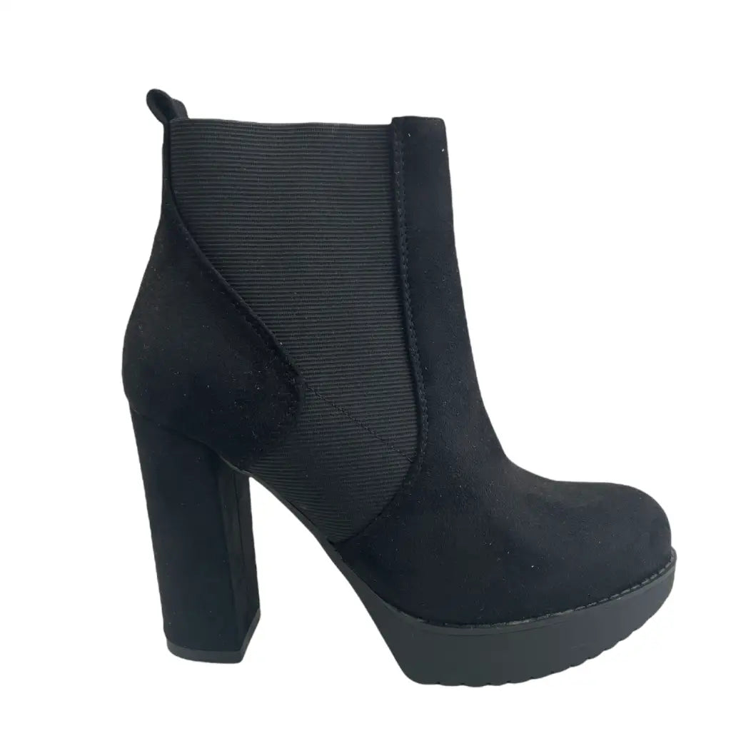 YJ1972-2-21W BLACK-K&I SHOES-Βenissimo
