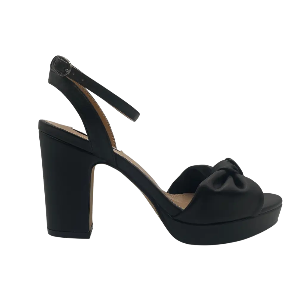 ZM9360 BLACK - HEEL SANDALS