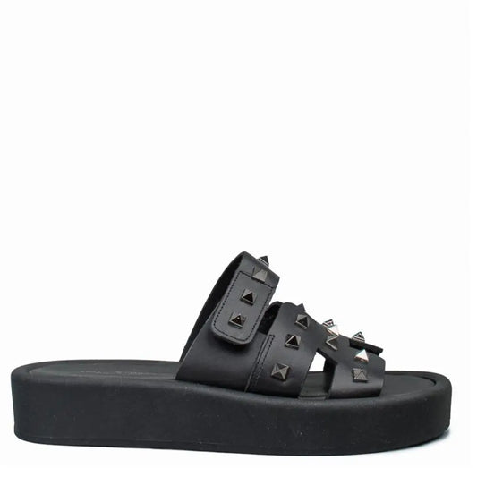 153-25026 Black - SLIDES - ss25 • WOMEN SHOES