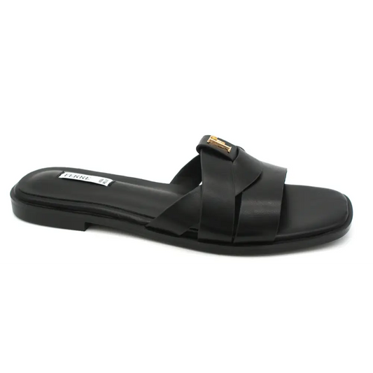 238-25359 Black - SLIDES - ss25 • WOMEN SHOES